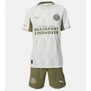 Fotbalové Dres PSV Eindhoven Dětské Třetí Oblečení 2025-26 Krátký Rukáv (+ trenýrky)